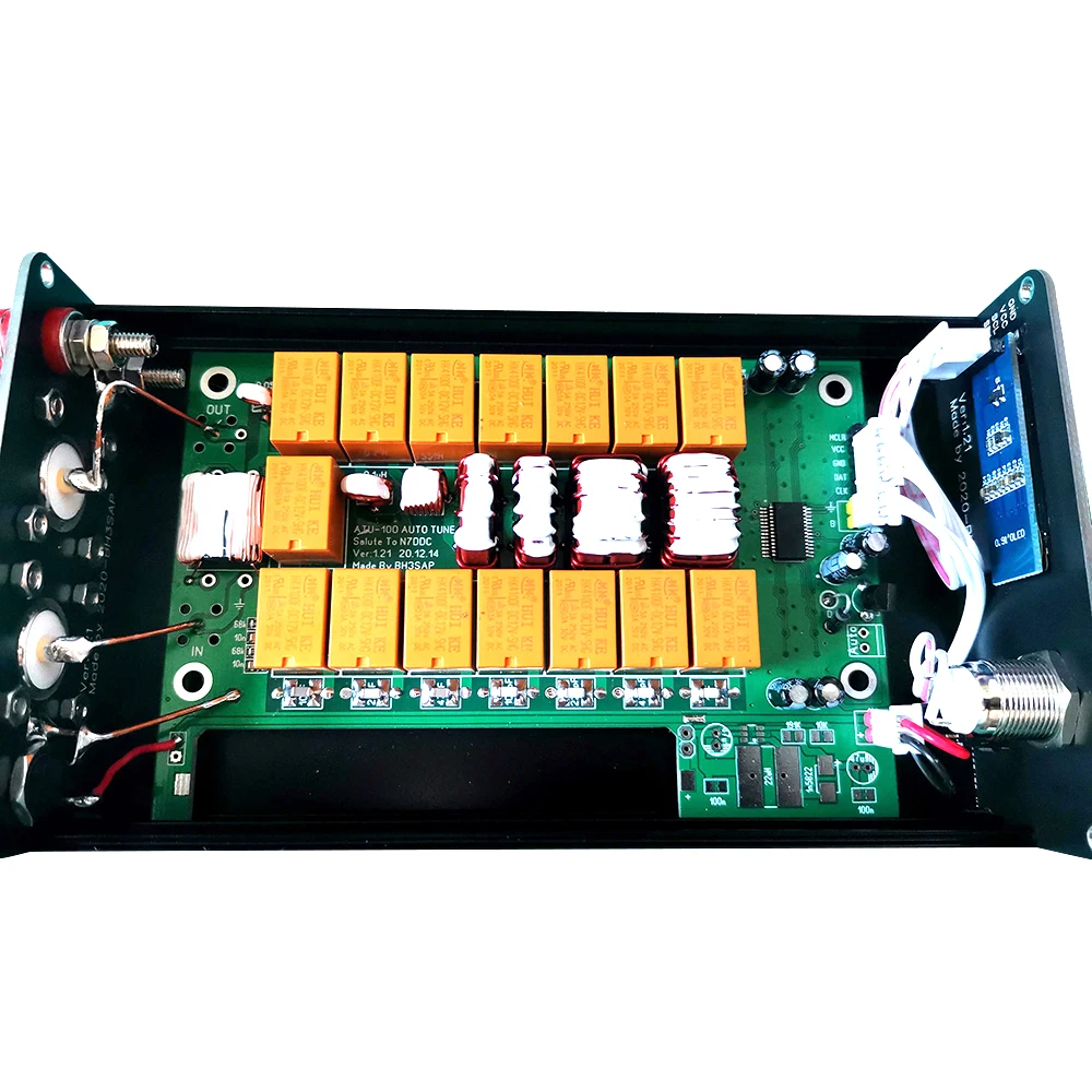 ATU-100 1,8-50 МГц Автоматический антенный тюнер N7DDC + 0.91 OLED V3.2 версия DC10-15V Высокочастотный коротковолновый - 5