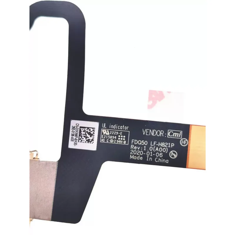 Запасной ЖК-кабель FPC для ноутбука для Dell XPS 15 9500 UHD 4K Кабель FDQ50 LF-H821 P XKW4P 0XKW4P - 2