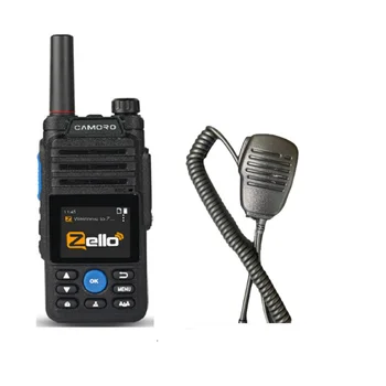 4G Zello Радио с микрофоном Real PTT Walkie Talkie Wi-Fi GPS Long Range Walkie Talkie