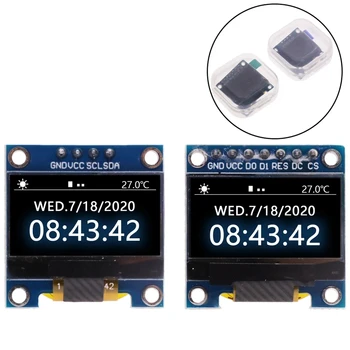 4Pin 7Pin Белый и синий цвет 0,96 дюйма 128X64 Желто-синий OLED-дисплей Экран Модуль для Arduino 0,96
