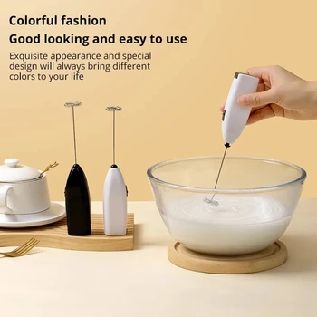 5 цветов Электрический взбиватель яиц Вспениватель молока для кофе Бытовая кухня Мини Кофе Молоко Чай Блендер Кухонный инструмент