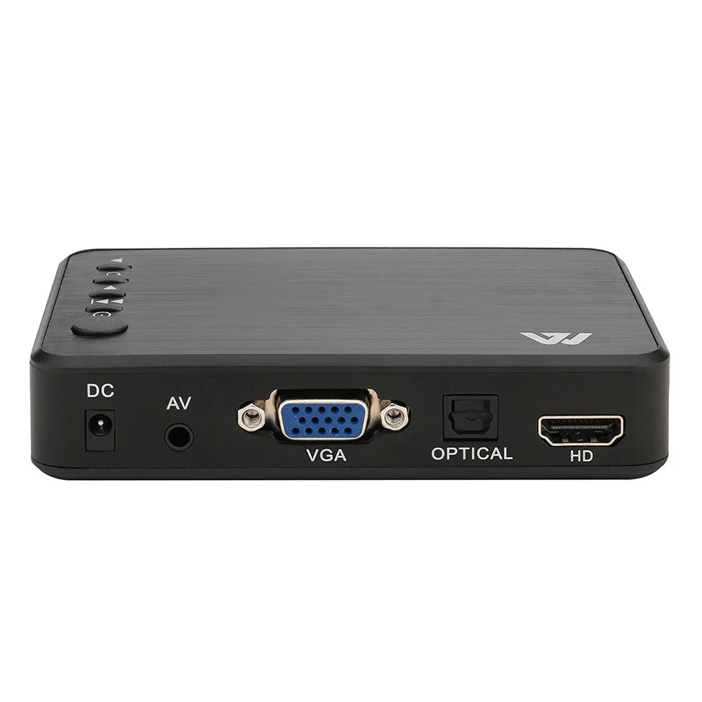 Ultra Media Player Для автомобильного телевизора SD MMC RMVB MP3 USB Внешний жесткий диск U Диск Мультимедийный медиаплеер Коробка с VGA SD MKV H.265 - 2