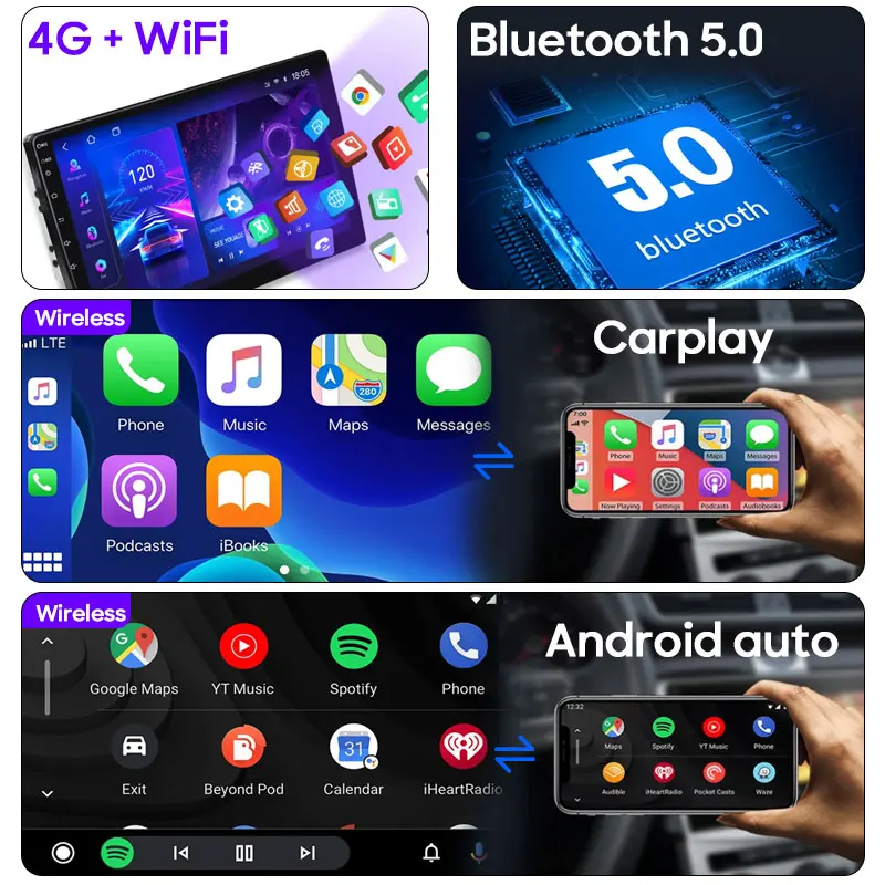 для Hyundai Solaris 2 2017 - 2020 Авто Android 13 Головное устройство Радио Мультимедиа Навигация GPS BT Carplay Стерео Видеоплеер Камера - 2