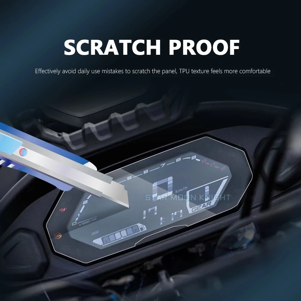 Мотоциклетная приборная пленка подходит для Yamaha Tracer 700 Tracer 7 Tracer700 2020 2021 Scratch Cluster Screen Dashboard Protection - 1