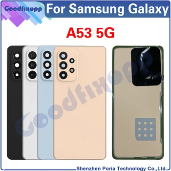 6,5 дюйма для Samsung Galaxy A53 5G SM-A536 A536 Задняя крышка аккумулятора Задняя крышка чехла Замена задней крышки