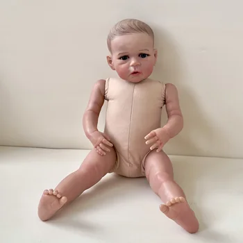 60 см Sandie Reborn Doll Малыш уже окрашен Готовая реалистичная Soft Touch 3D Skin Art Doll ( Без одежды )
