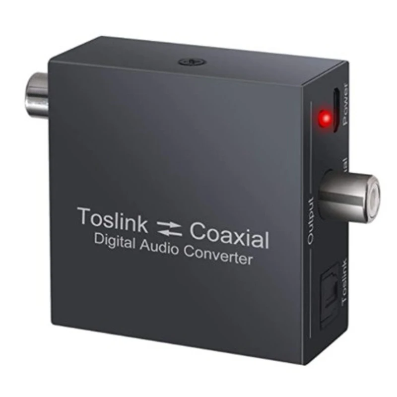 Двунаправленный коаксиальный преобразователь,Оптический преобразователь SPDIF Toslink в коаксиальный Toslink и Коаксиальный в оптический преобразователь SPDIF Toslink - 0