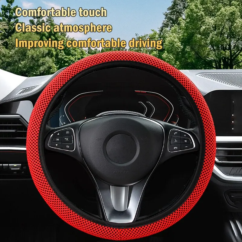 Универсальная автомобильная крышка рулевого колеса без внутреннего кольца Эластичная для Fiat Ducato Peugeot Партнерские аксессуары E92 - 5