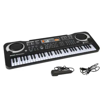 61 клавиши цифровая музыкальная электронная клавиатура для клавиатуры электрическое пианино подарок для детей
