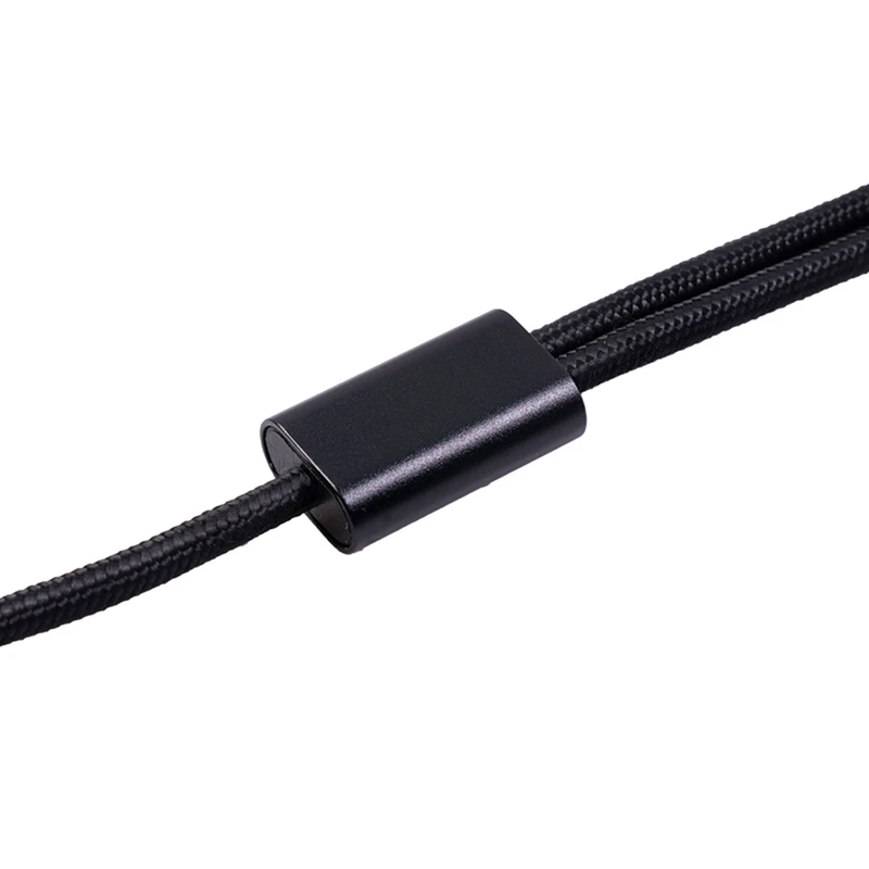 2X USB C к двойному 6,35-мм аудио стерео кабель Тип C к двойному 6,35-мм аудиошнур для мультимедийных динамиков смартфона - 4
