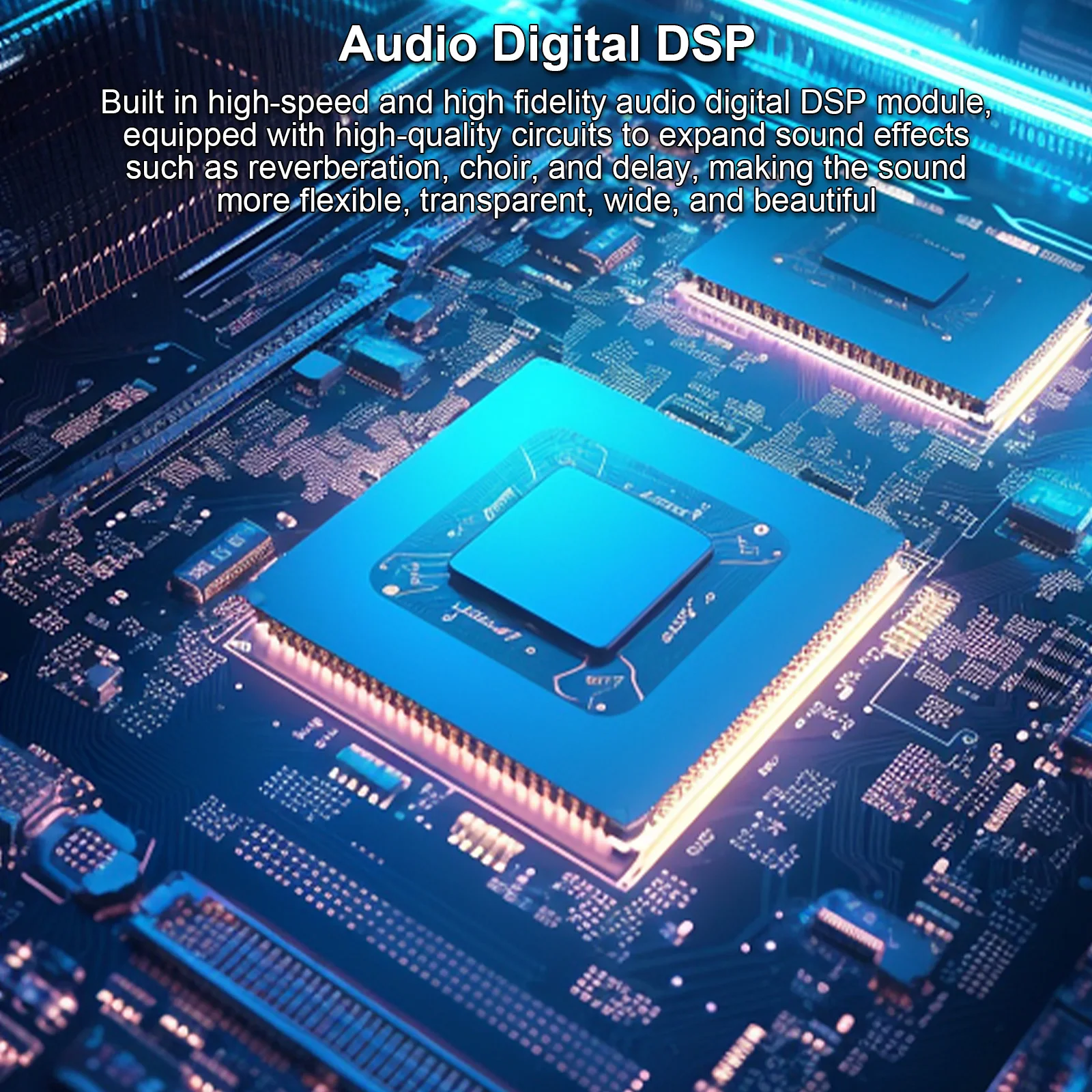DSP Вибрационный звукосниматель Гитара Резонансный звукосниматель Bluetooth Антивоющий внешний микрофон Цифровой тюнер Гитара DIY Аксессуары - 3