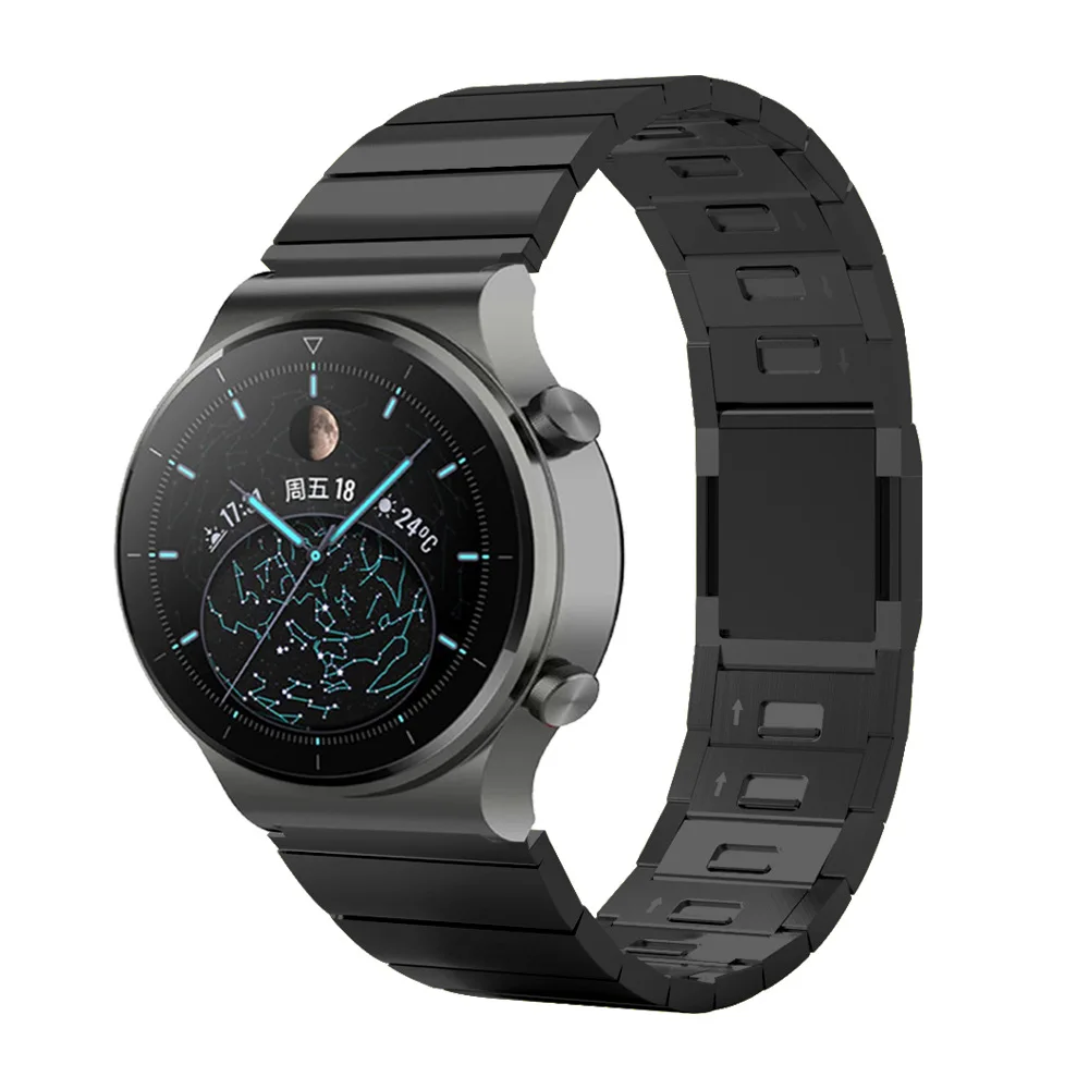 22 мм Ремешок для часов Huawei Watch 4 4Pro GT2 3Pro Металлический браслет Correa для Amazfit GTR 4 3 3 Pro 2e Bands Galaxy Watch 46 мм S3 - 1