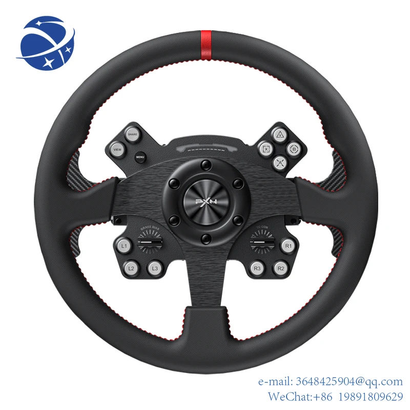YYHC Более высокий профессиональный рулевое колесо гоночного симулятора PXN V12 Для компьютерных игр - 0