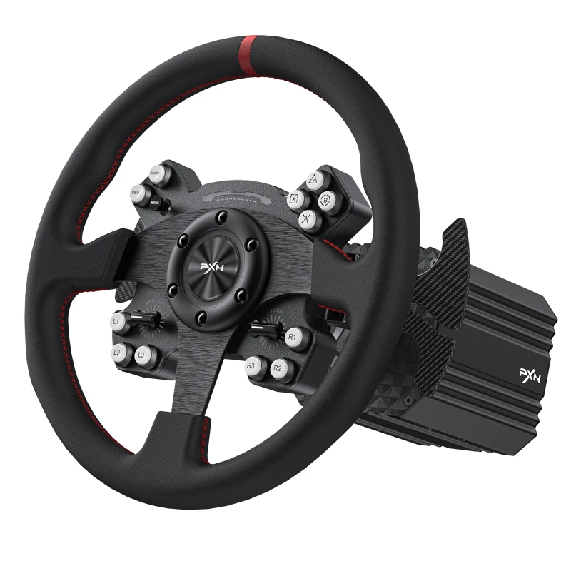 YYHC Более высокий профессиональный рулевое колесо гоночного симулятора PXN V12 Для компьютерных игр - 1