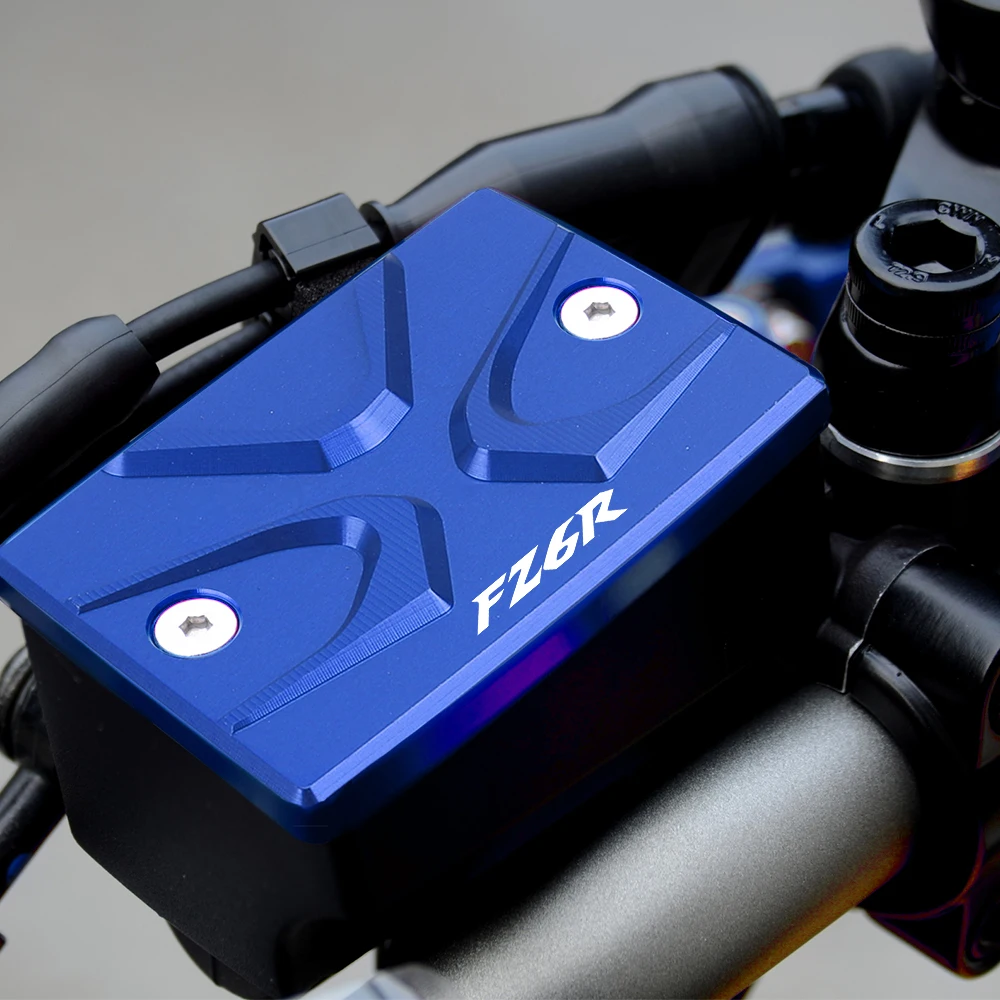 FZ6R 2009-2017 Крышка масляной крышки бачка переднего тормозного масла мотоцикла для Yamaha FZ6R Fazer FZ6 R FZ 6R 2017 2016 2015 2014 2013 - 0
