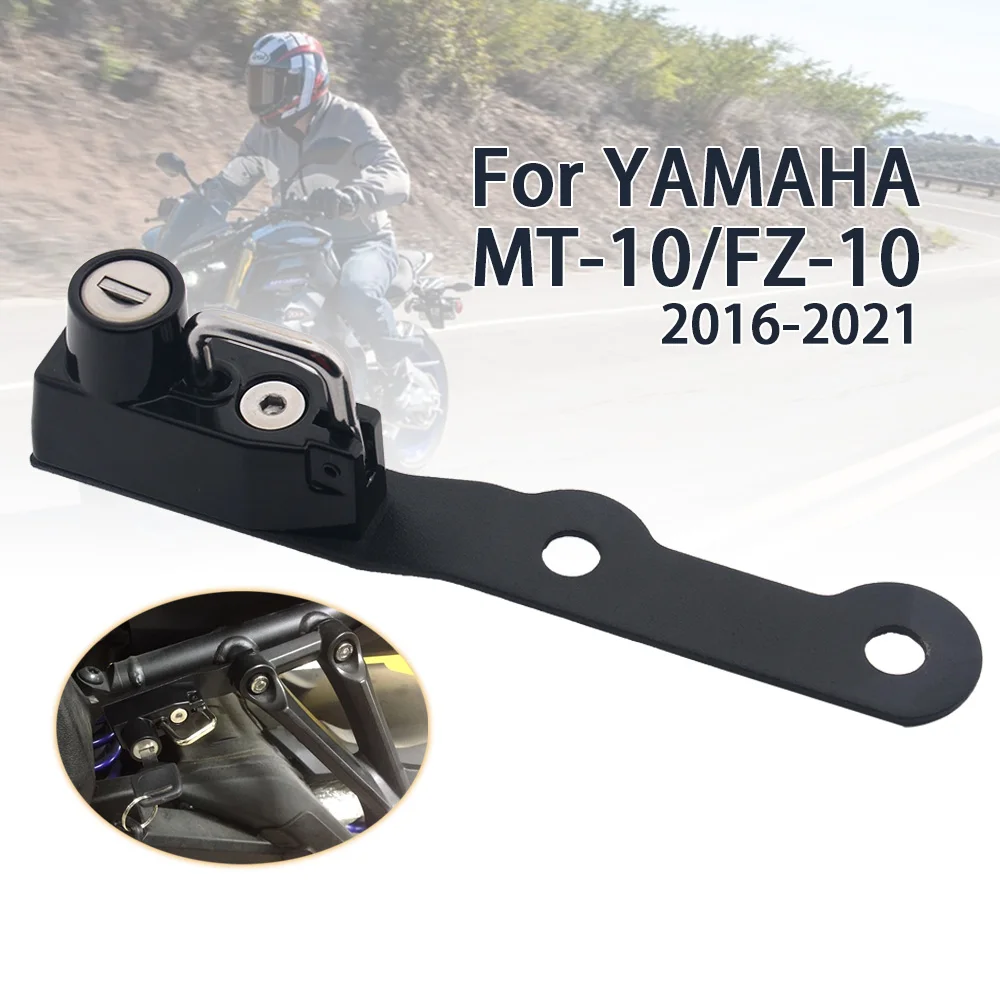 Для MT10 FZ10 Комплект замков мотоциклетного шлема 8 цветов из алюминиевого сплава с 2 ключами подходит для Yamaha MT-10 FZ-10 2016 2017 2018 2016-2021 - 0