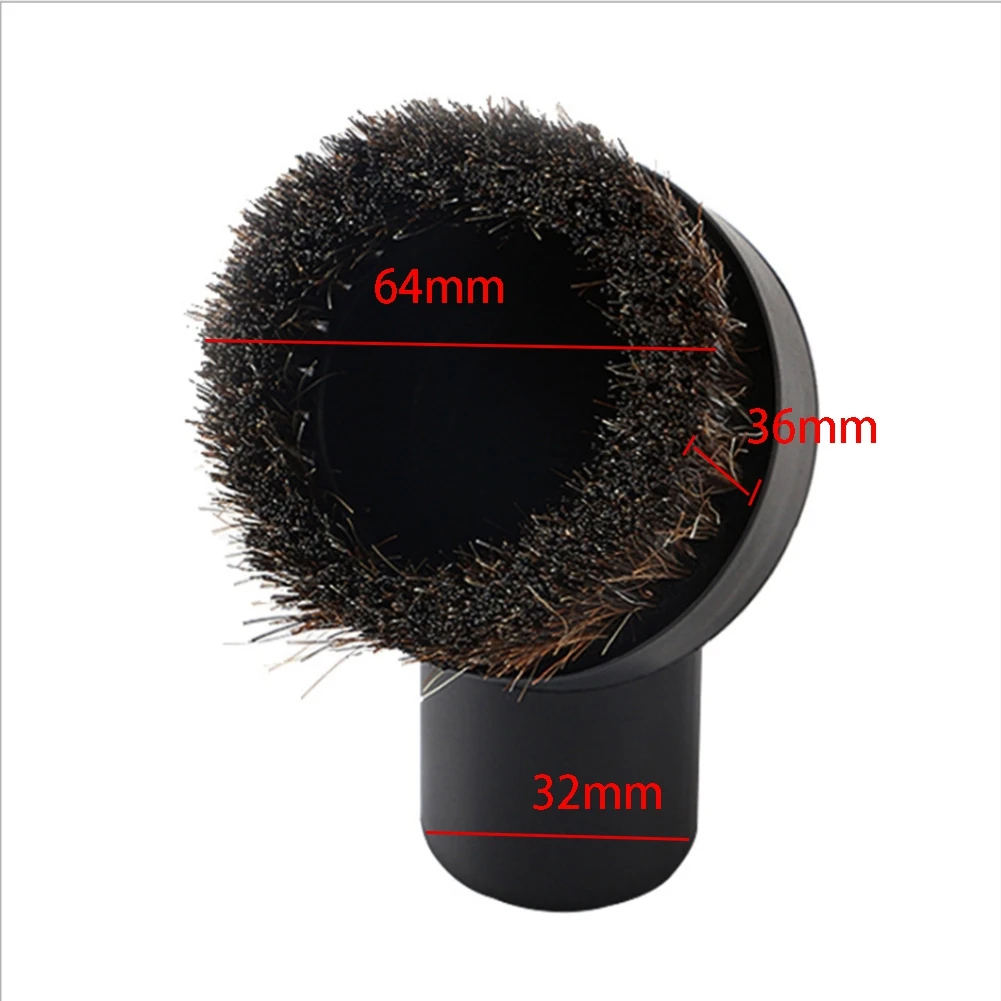36 мм головка щетка головка всасывающая головка смешанная круглая щетка из конского волоса для аксессуаров пылесоса Midea Внутренний диаметр 32 мм - 4