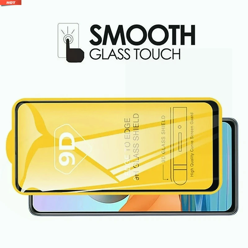 4PCS 9D Закаленное стекло для Redmi Note 11 10 Pro 10C 12C 11S 10S 9T 9S 9C 9C 8T 8A Защитная пленка для экрана XiaoMi 12T 9T 10T 11T Pro - 5