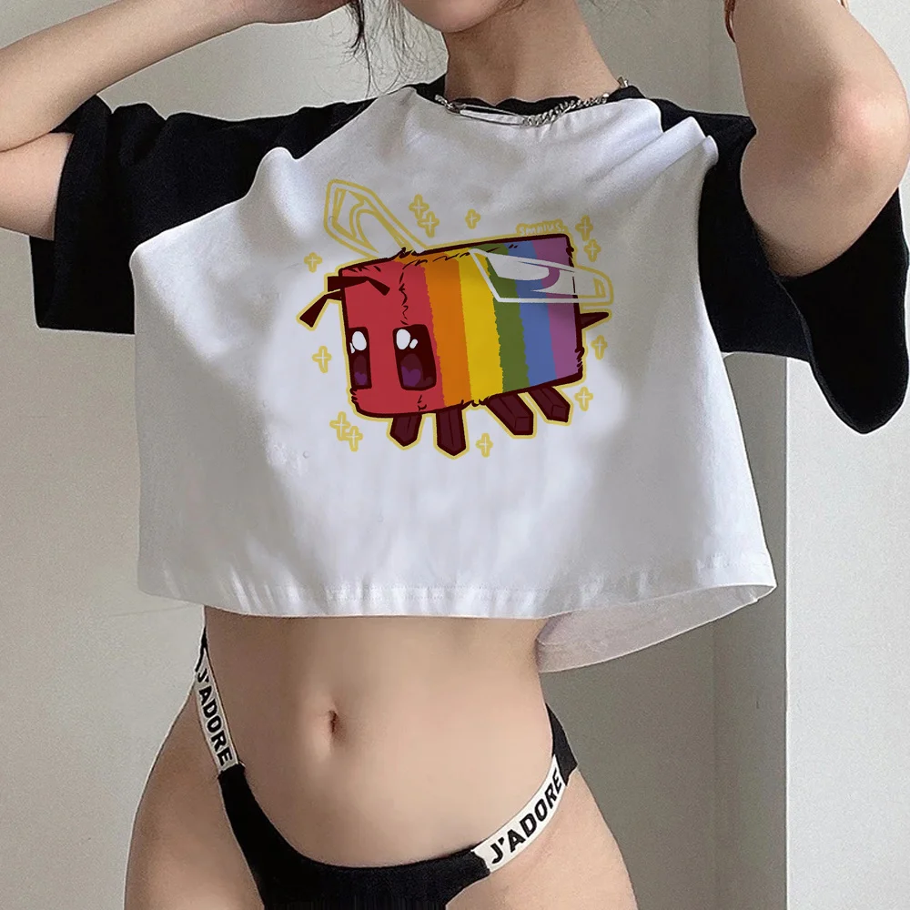 Pride Рубашка эстетическая графическая кроп-топ девушка хиппи готическая манга дрянная одежда футболка - 2