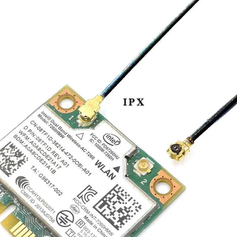 2.4G 5G 5.8G Встроенная двухчастотная антенна на печатной плате IPX IPEX для WiFi U.FL F C3X8 - 2
