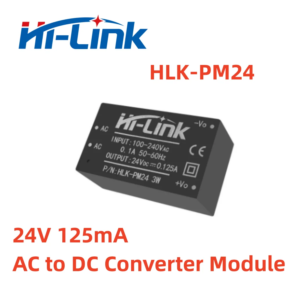 Hi-Link AC DC 220 В на 24 В 3 Вт Модуль питания 5 шт./лот HLK-PM24 Понижающий преобразователь Интеллектуальное домашнее хозяйство - 0