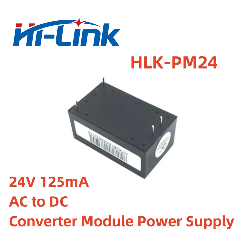 Hi-Link AC DC 220 В на 24 В 3 Вт Модуль питания 5 шт./лот HLK-PM24 Понижающий преобразователь Интеллектуальное домашнее хозяйство - 1