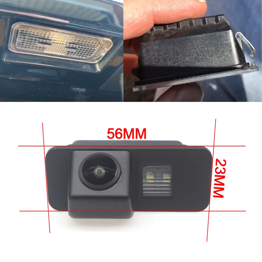 CCD HD Рыбий глаз Камера заднего вида для Ford Fiesta MK6 2009 2010 2011 2012 2013 2014 2015 Автомобильный резервный монитор парковки задним ходом - 1
