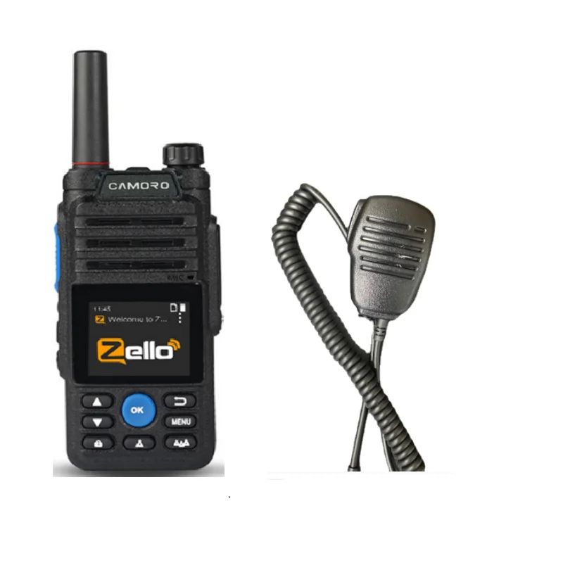 4G Zello Радио с микрофоном Real PTT Walkie Talkie Wi-Fi GPS Long Range Walkie Talkie - 0