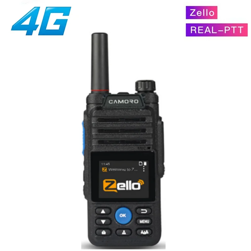 4G Zello Радио с микрофоном Real PTT Walkie Talkie Wi-Fi GPS Long Range Walkie Talkie - 1