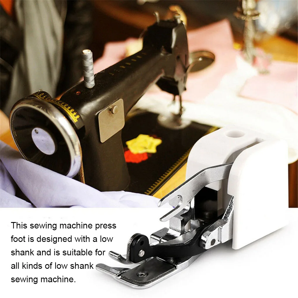  Боковой резак Оверлок Швейная машина Прижимная лапка Насадка для швейной машины Используется для швейной машины с низким хвостовиком - 2