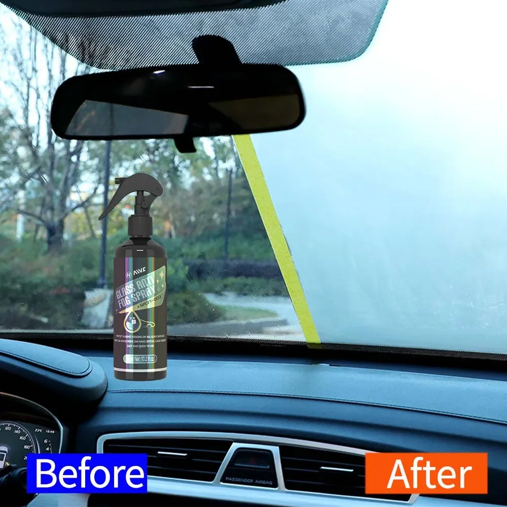 Антитуман Спрей Aivc Антизапотевающее покрытие для лобового стекла автомобиля Стекла зеркала вождения Стекла Стекло Предотвращение запотевания Автодетализация - 3