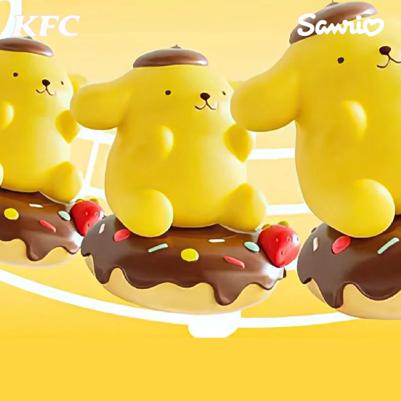 2023 KFC Международный день защиты детей Серия Sanrio Kuromi HelloKitty Cinnamoroll Cartoon Ornamental Doll Игрушки Праздничные подарки - 3