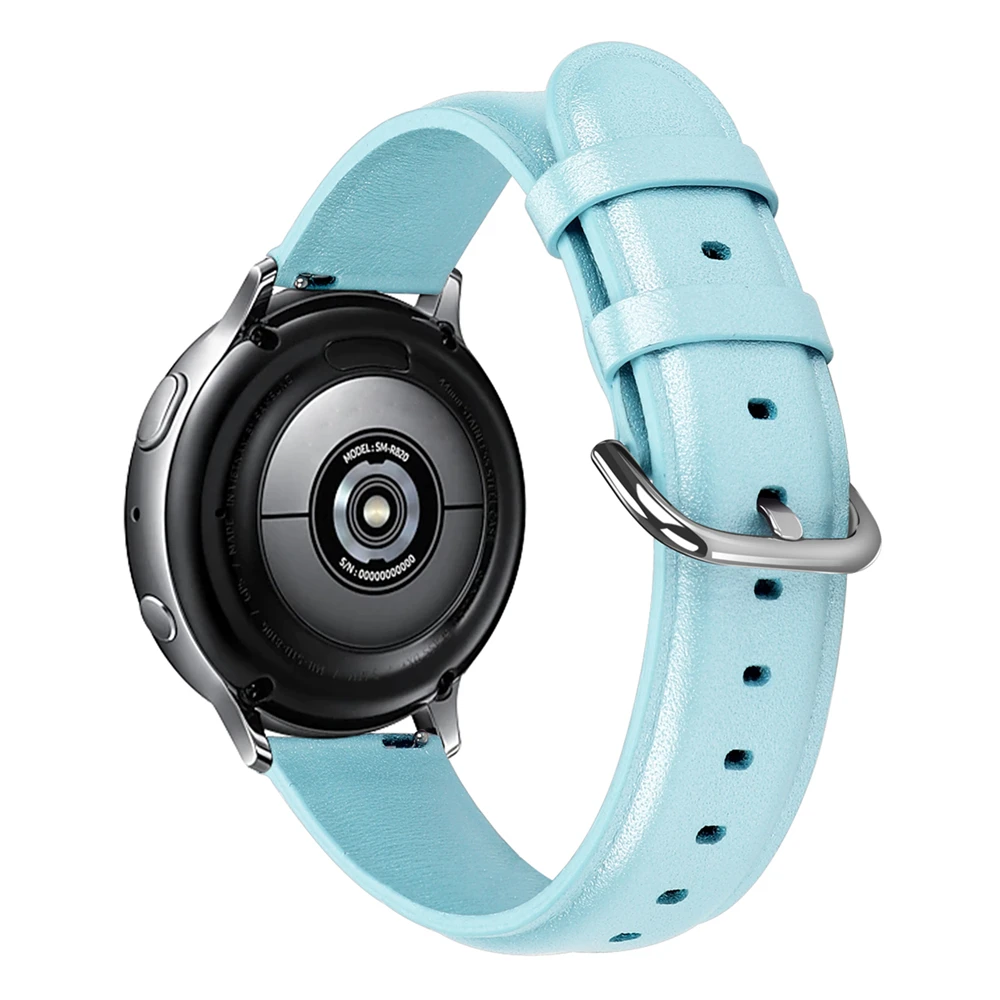 кожаный браслет для часов Samsung Galaxy Active 2 SM-R830 / SM-R820 Смарт-часы Спортивный ремешок для наручных часов - 2
