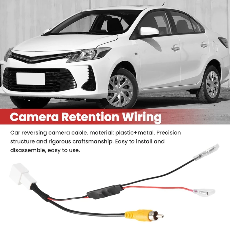4-контактный автомобильный реперт камеры заднего вида удерживающий жгут проводов кабель штекер адаптер разъем подходит для Toyota - 1