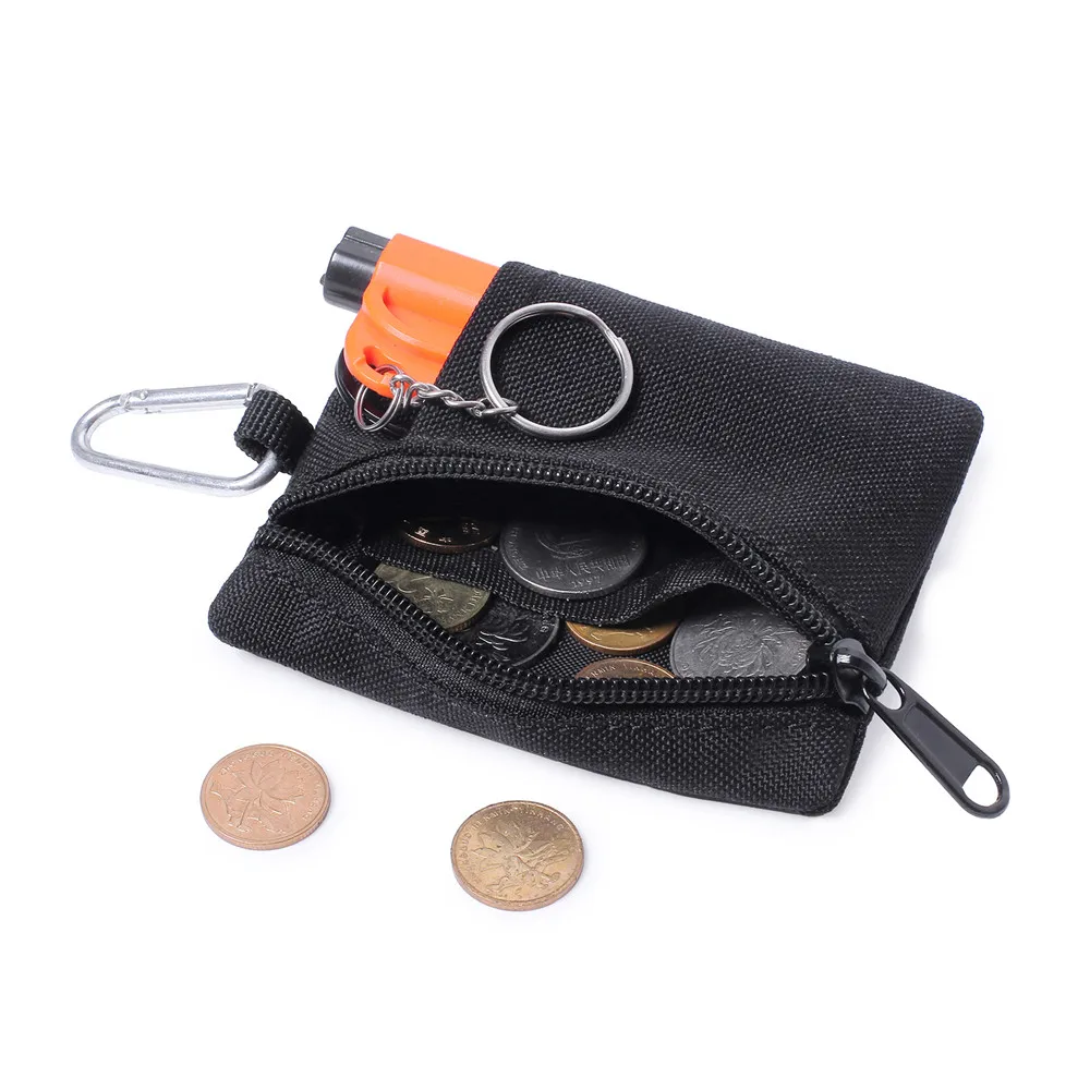  тактический кошелек портативный чехол для ключ-карт на открытом воздухе спортивный кошелек для монет охотничья сумка на молнии многофункциональная сумка - 4