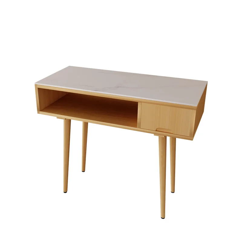 Design Японский маникюрный стол Простой салон из массива дерева Современный маникюрный стол Минималистичный вакуум Mesa de Manicura Мебель HD50ZJ - 5