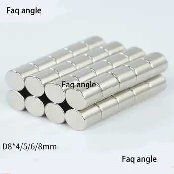 8x4 N35 Магнитное кольцо Круглые магнитные магниты для доски Скрапбукинг Super Ima Неодим Сверхсильная ферромагнитная жидкость Aimant