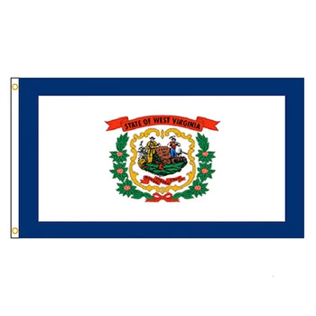 90x150 см США Флаг Западной Вирджинии