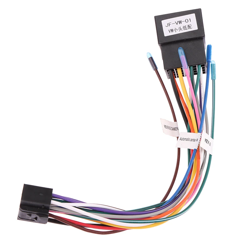 ABS Универсальный штекерный штекер к женскому разъему Жгут проводов для Pioneer AEG Audiovox Авто Стерео Радио 16-контактный кабельный адаптер ISO - 0