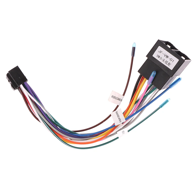 ABS Универсальный штекерный штекер к женскому разъему Жгут проводов для Pioneer AEG Audiovox Авто Стерео Радио 16-контактный кабельный адаптер ISO - 2