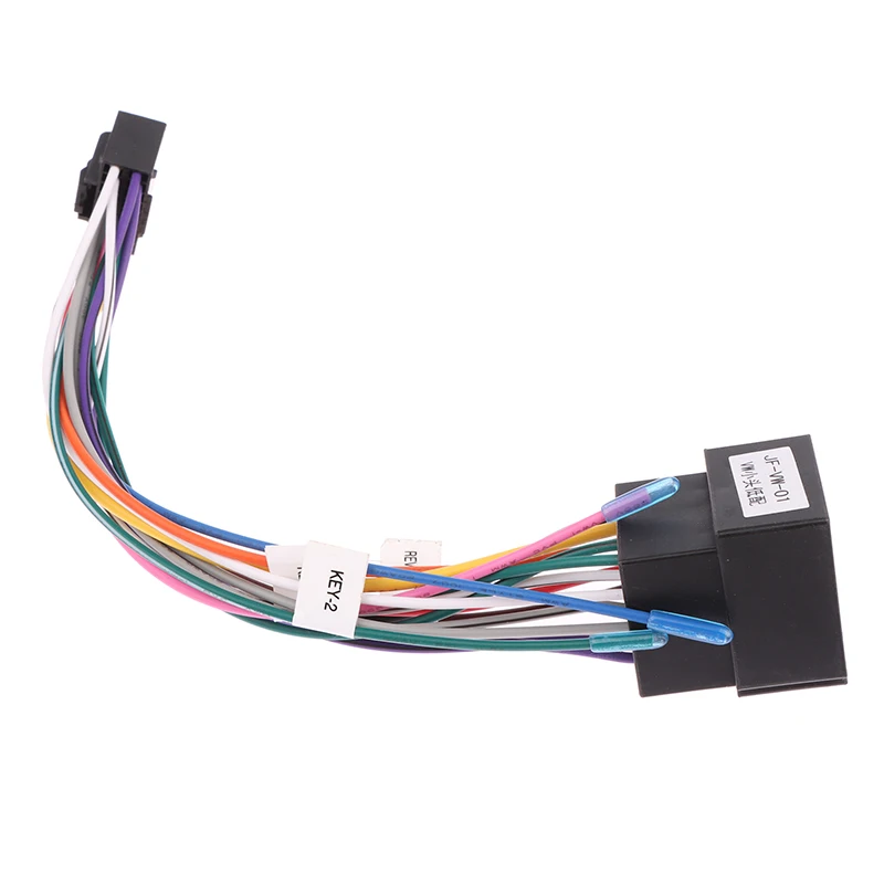 ABS Универсальный штекерный штекер к женскому разъему Жгут проводов для Pioneer AEG Audiovox Авто Стерео Радио 16-контактный кабельный адаптер ISO - 3