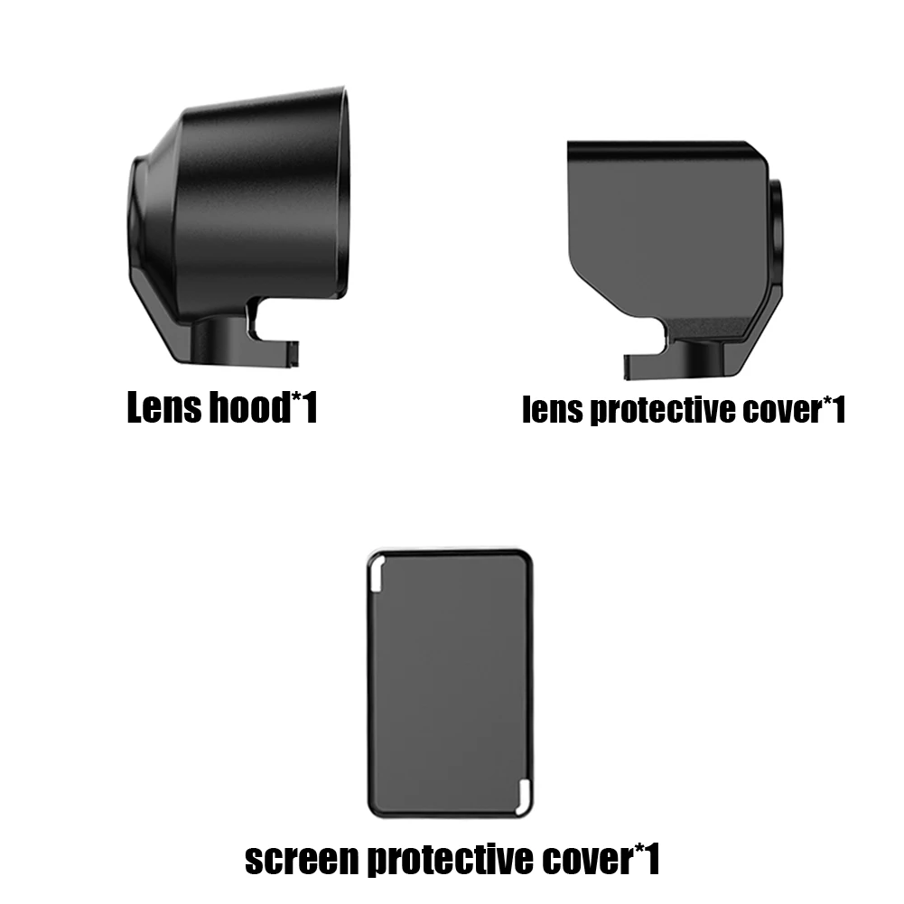  Camera Frame Hood Защитная пленка для экрана Солнцезащитный козырек для DJI Osmo Pocket 3 Черный легкий экран Солнцезащитный козырек Капюшон Sunlight Reduce Cover - 1