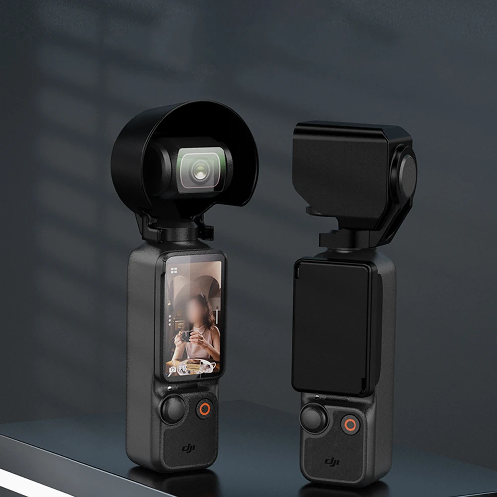  Camera Frame Hood Защитная пленка для экрана Солнцезащитный козырек для DJI Osmo Pocket 3 Черный легкий экран Солнцезащитный козырек Капюшон Sunlight Reduce Cover - 4