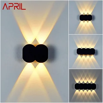 APRIL Настенные бра Лампы Современный светодиодный светильник Наружный водонепроницаемый светильник для домашнего коридора