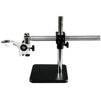 AmScope Твердая алюминиевая подставка для микроскопа с одной рукой для стерео с 76-миллиметровой стойкой BSS-120A-FR