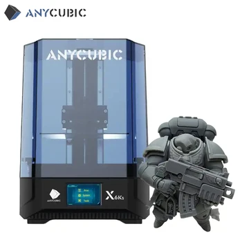 Anycubic Photon Mono x 6Ks ЖК-3D-принтер 9,1-дюймовый 3D-принтер 6K с большим экраном Размер 200x195x122 мм Стоматологический литейный полимер 3D