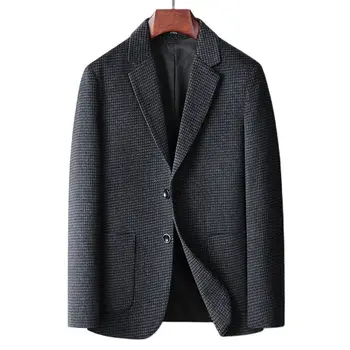 BATMO 2022 НОВЫЙ бренд осенние клетчатые шерстяные куртки мужские, мужские повседневные шерстяные пиджаки 28799