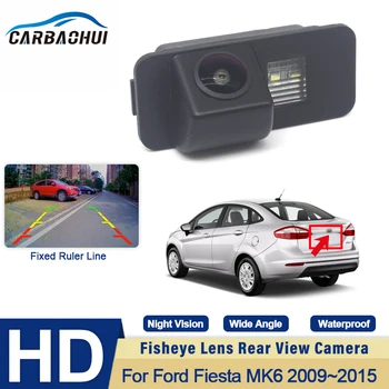 CCD HD Рыбий глаз Камера заднего вида для Ford Fiesta MK6 2009 2010 2011 2012 2013 2014 2015 Автомобильный резервный монитор парковки задним ходом