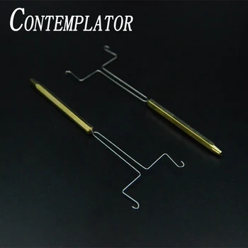 CONTEMPLATOR 1шт расщепленная проволока Y-образный дубляж твистер нахлыст инструмент для ловли нахлыстом с половиной сцепки латунная ручка для вязания снасти для мухи партнер по дубляжу