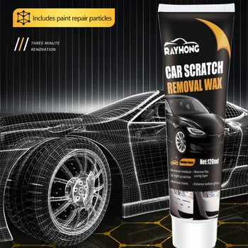 Car Scratch Wax Уход за краской Абразивный обезжириватель Воск для царапин на автомобиле Защитная краска Очистка Полировка
